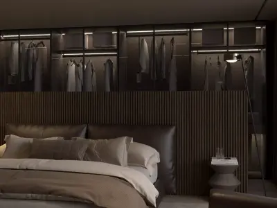 Bedroom Interior Blender 3D model