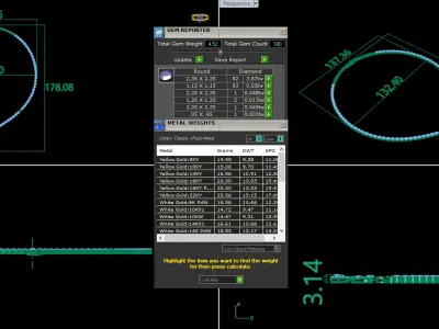 Diamond Necklace 360 animation renders 3dm stl details 3D print model