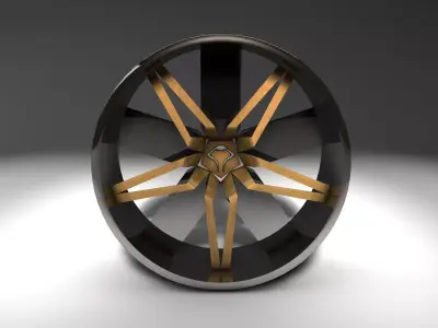 Car Rim 3D model 19