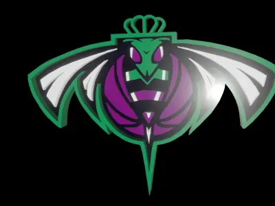 Hornets logo only 3D model