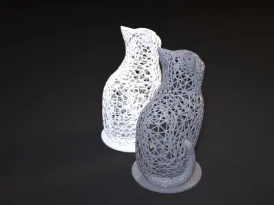 Cat decor 3D print model
