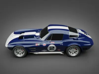 1964 GrandSport Corvette 3D model