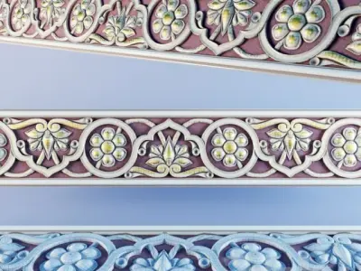 Detailed Cornice Collection - Vol 01 - 8 Item 3D model