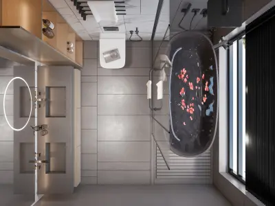 Bathroom 83 3D model