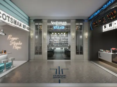 Scotsman Brand VR Showroom Scene 3D model