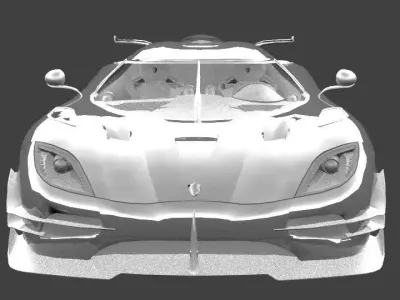 Sports car base  3D model
