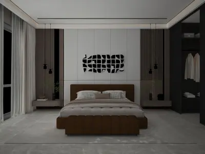 Bedroom 08 3D model