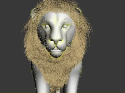 Lion animation 3D model
