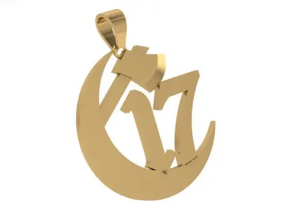 17 Number Pendant 3803 3D print model