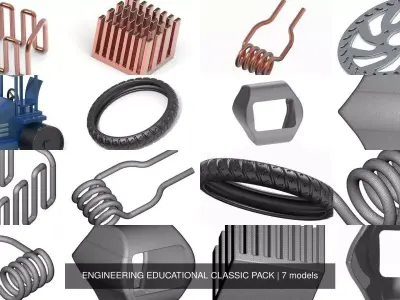 ENGINEERING EDUCATIONAL CLASSIC PACK 3D Model Collection