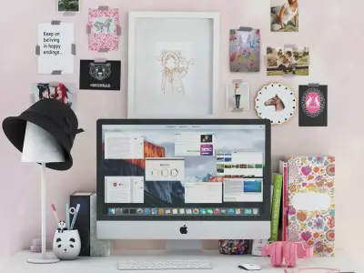 Desk Decoration 3 3D model