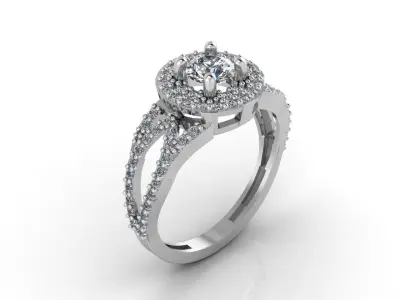 Mini Set Ring Pendant Earrings STL 3DM Womens Jewelry 3D print model