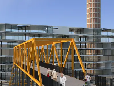 Bagnoli Gantry Crane 3D model