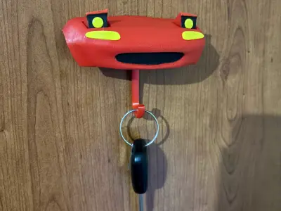 Mazda Miata MX5 wall key hanger 3D print model