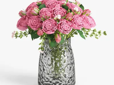 bouquet set03 3D model