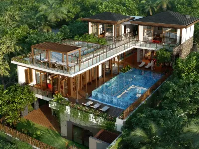 3D model of 2022 luxury fashion villa exterior 07 3D model
