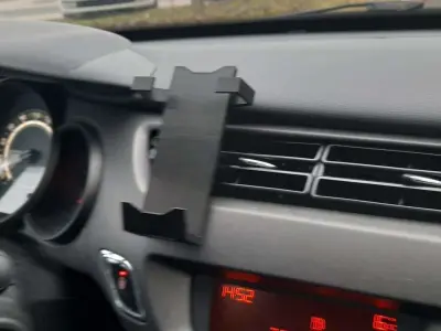 Phone holder stand for car easy print 3D print model