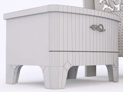 woodways fado bedroom set 3D model