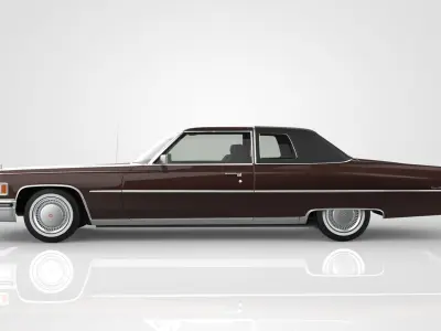 Cadillac DeVille Coupe 1975 3D model