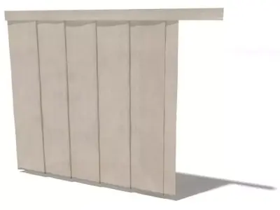 Cloth Pull Curtain 3D model