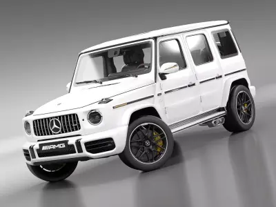 MERCEDES BENZ G CLASS AMG 63 W463 2019 Low-poly 3D model