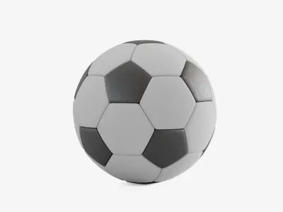 Soccer Ball 2K Resolution Low-poly 3D model