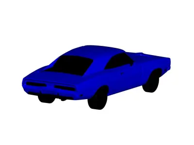 Dodge Charger RT 1970 3D model purchase