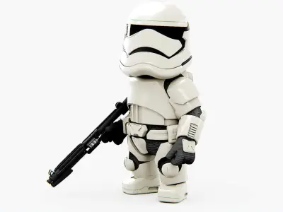 IMPERIAL TROOPER Rigged for Unreal Engine - Unity - MIXAMO  3D model