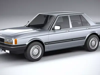 Generic Sedan 1980 3D model