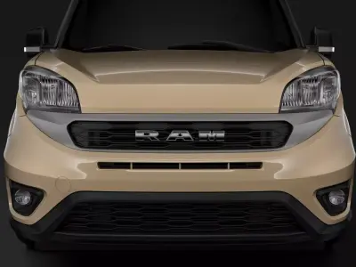 Ram ProMaster City Tradesman SLT Cargo Van 2020 3D model