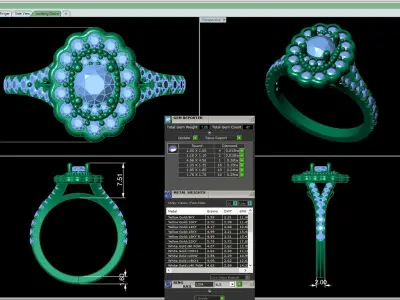 CAD-2066-Ring 3D print model