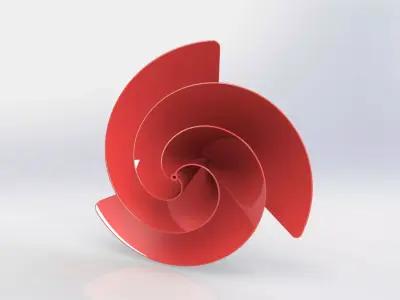 Liam F1 Archimedes Wind Turbine HAWT 3D print model