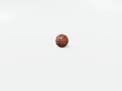 Basketball Free low-poly 3D model