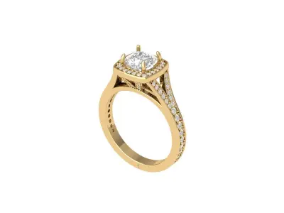 Cushion Ring 3D print model