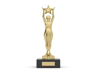 Cups Trophy 3D model 9