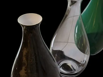 Vase - Cycles and Eevee Low-poly 3D model