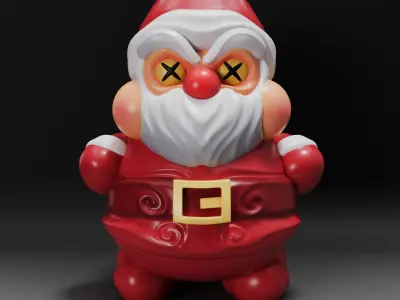 Santa - Santa Claus 3D Print Model 3D print model