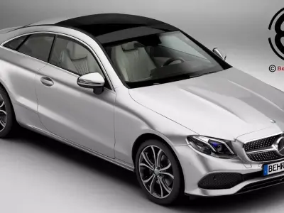 Mercedes E Class Coupe 2017 3D model