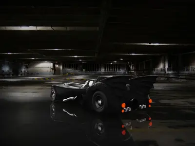 Batmobile 1989 V2 3D model