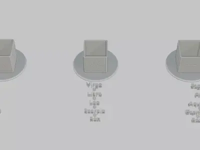 Emoji Statues Horoscopes Collection 3D print model