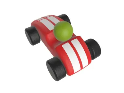 Race car plastic 3D model