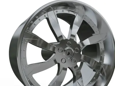 ASANTI AF841 WHEEL  3D print model