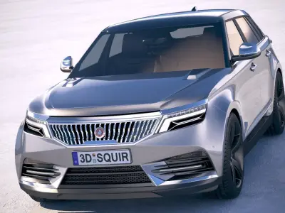 Generic Luxury SUV 2019 3D model