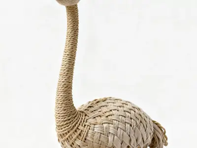 Ostrich 3D print model