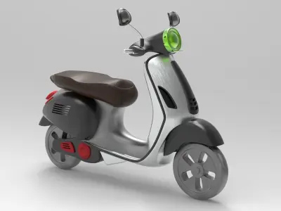 Vespa 3D Model 3D model