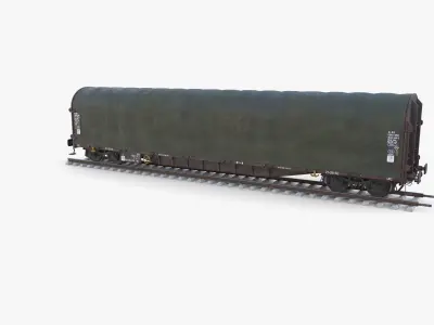 CFR Sliding Tarp Rail Car v2 3D model