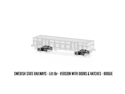 ROLLS-0051 SJ Gondola car Litt Ibr in H0-scale 3D print model
