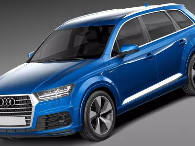 Audi Q7 2016 3D model