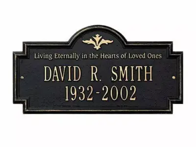 Coro Arlington Living Eternally Memorial Plaque Free 3D model