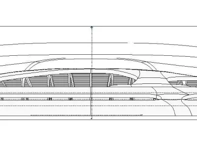 Quzhuo Stadium 3D model